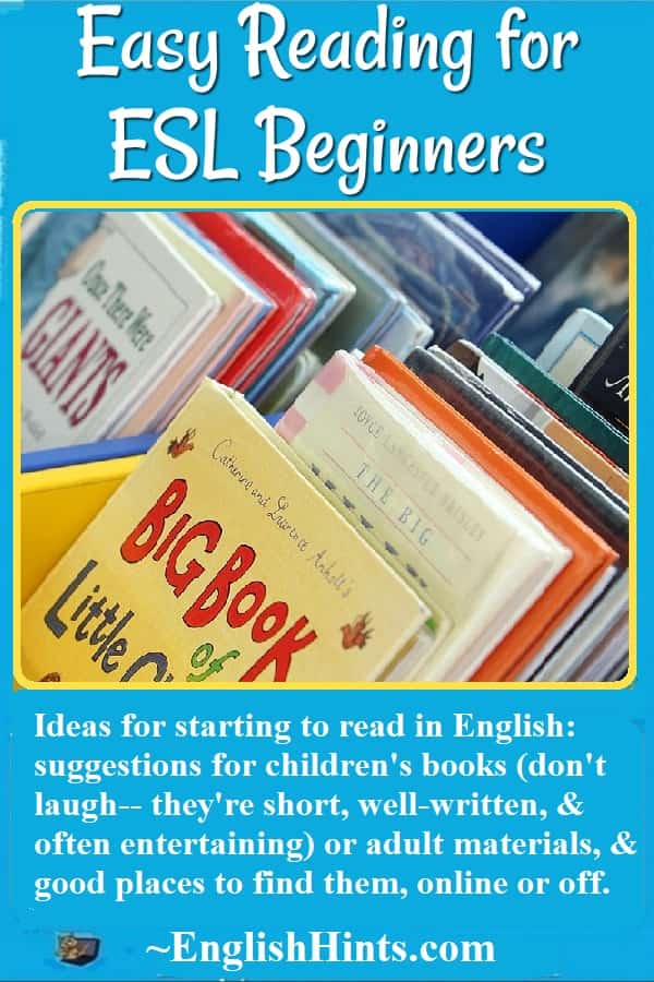 Easy Reading For ESL Beginners Good Books To Start With