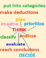 Verbs and Adjectives for Thinking Category and Matching Games